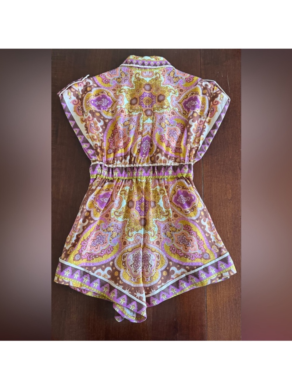 Zimmermann Halcyon Linen Romper - Picture 4 of 5